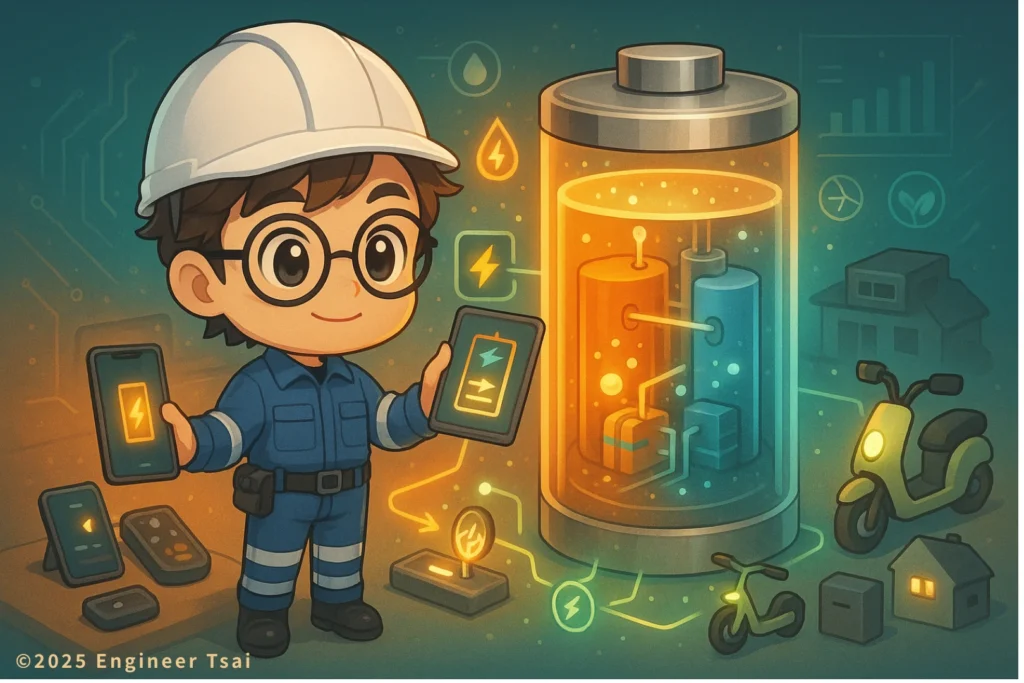 Engineer Tsai講解 什麼是電池