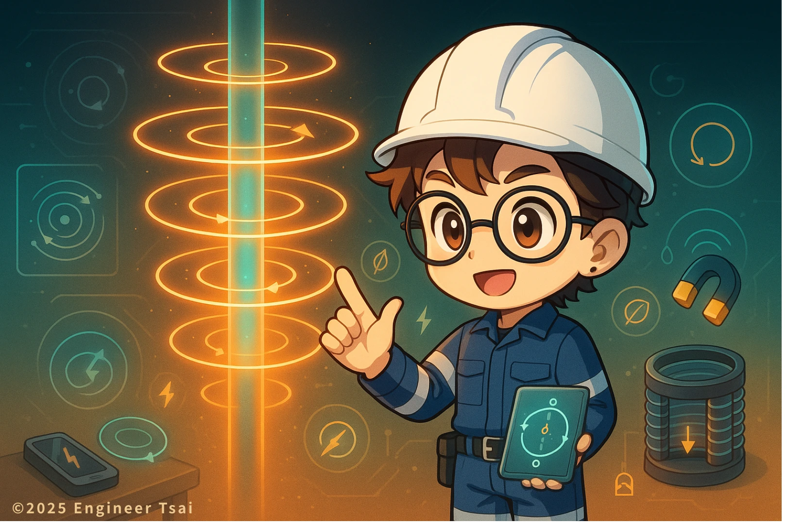 什麼是安培定律？用圖像搞懂電流如何產生磁場｜Ampere’s law 入門