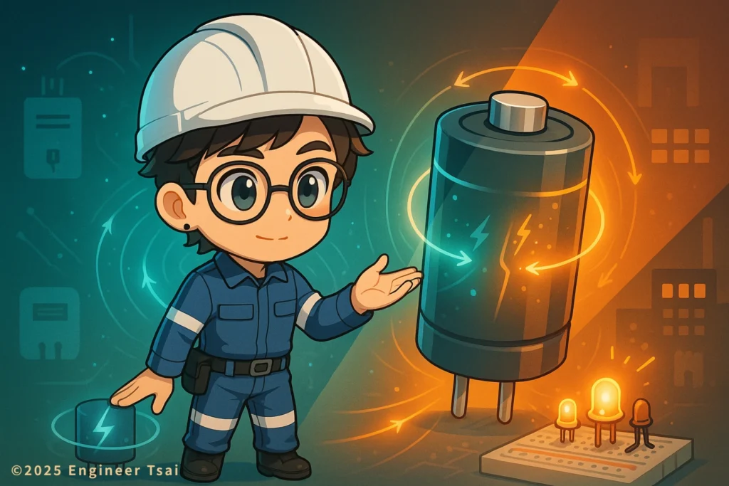 Engineer Tsai講解電容器的用途