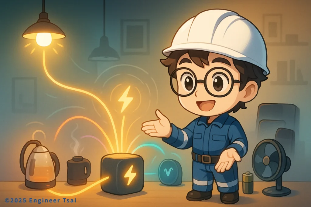 Engineer Tsai講解電能轉換