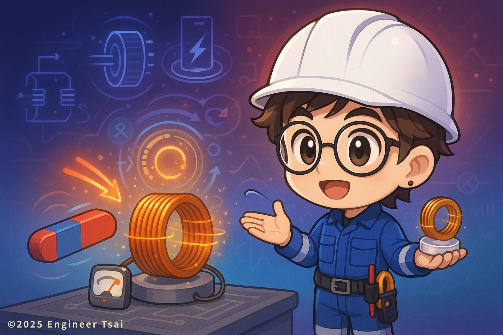 Faraday’s Law of Electromagnetic Induction: Simple Guide with Real-World Uses