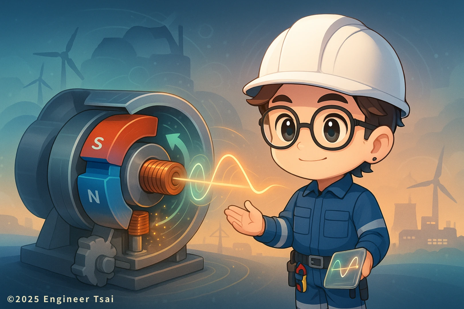 How to Generate Electricity Using an AC Generator