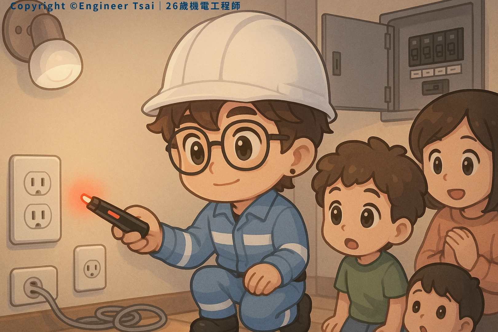 驗電筆怎麼用？3 步驟判斷是否帶電（含常見誤判與安全檢查表）