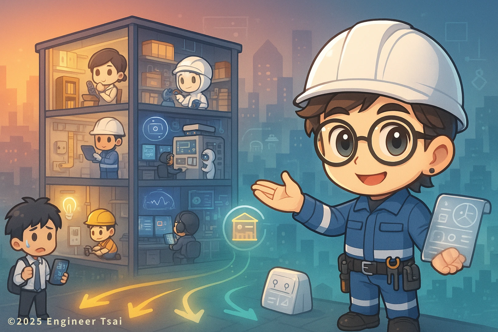 水電師傅 vs 機電工程師 vs 廠務：電工可以走的 5 條職涯路