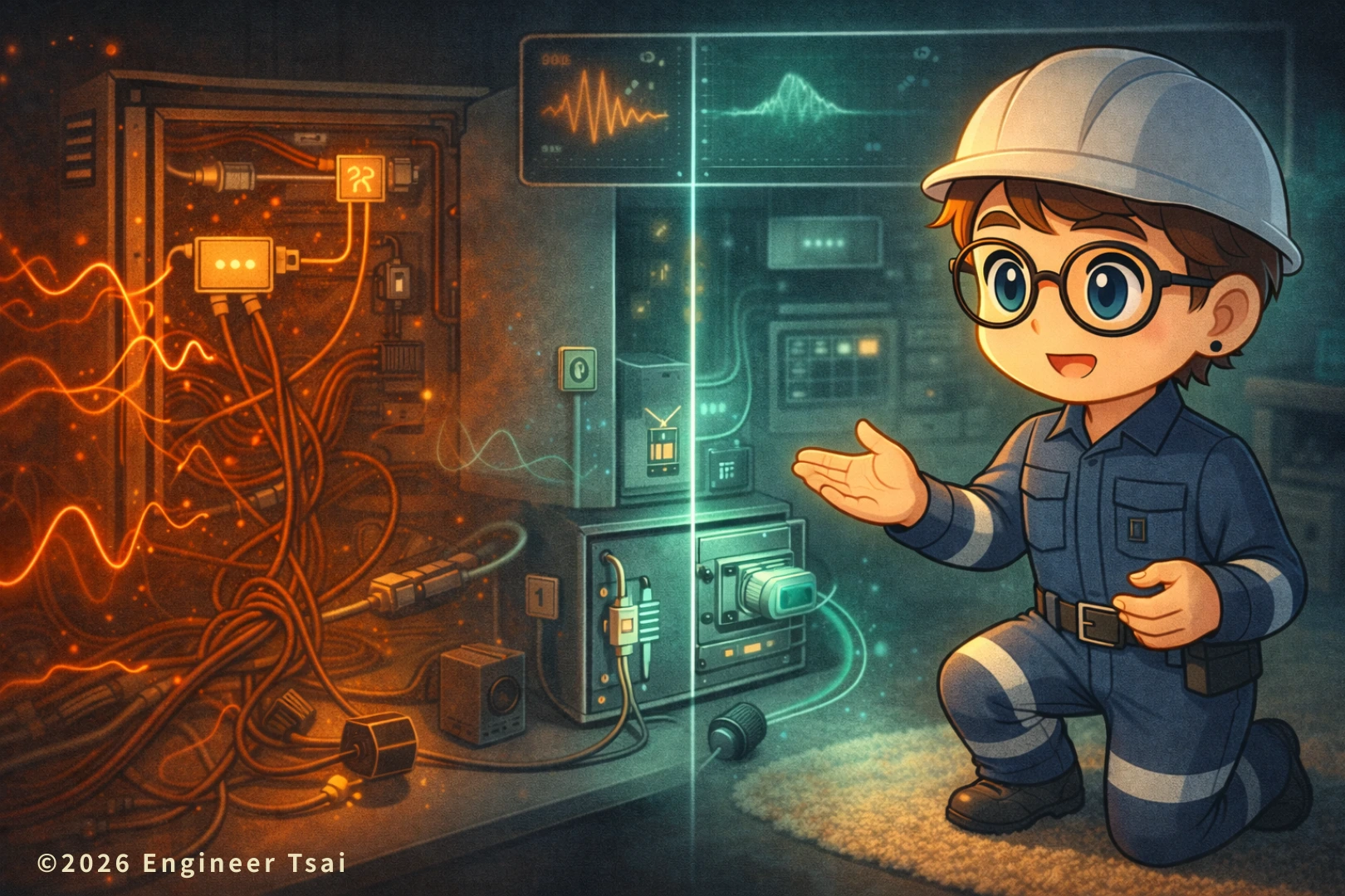 電磁干擾 EMI 是什麼？傳導/輻射怎麼來＋7 招濾波/屏蔽白話實戰