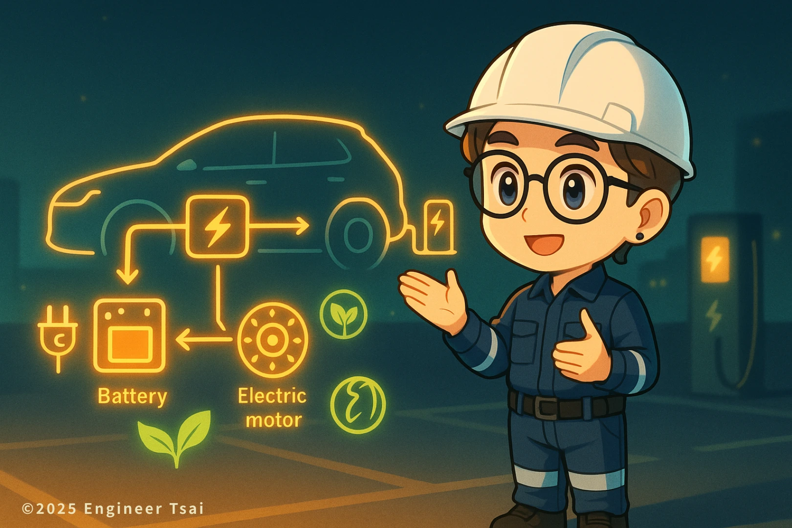 電動汽車基礎原理：一次搞懂電池、馬達與充電系統