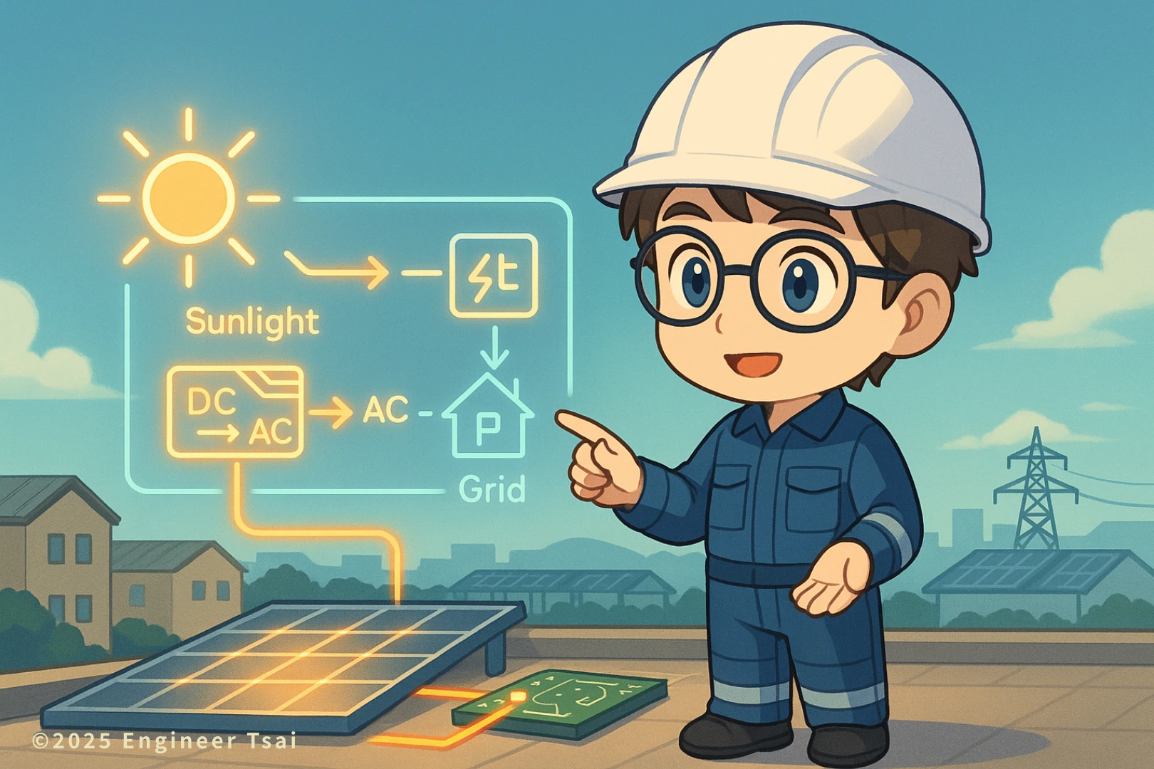 太陽能發電原理是什麼？一篇看懂光怎麼變成電（台灣實例）