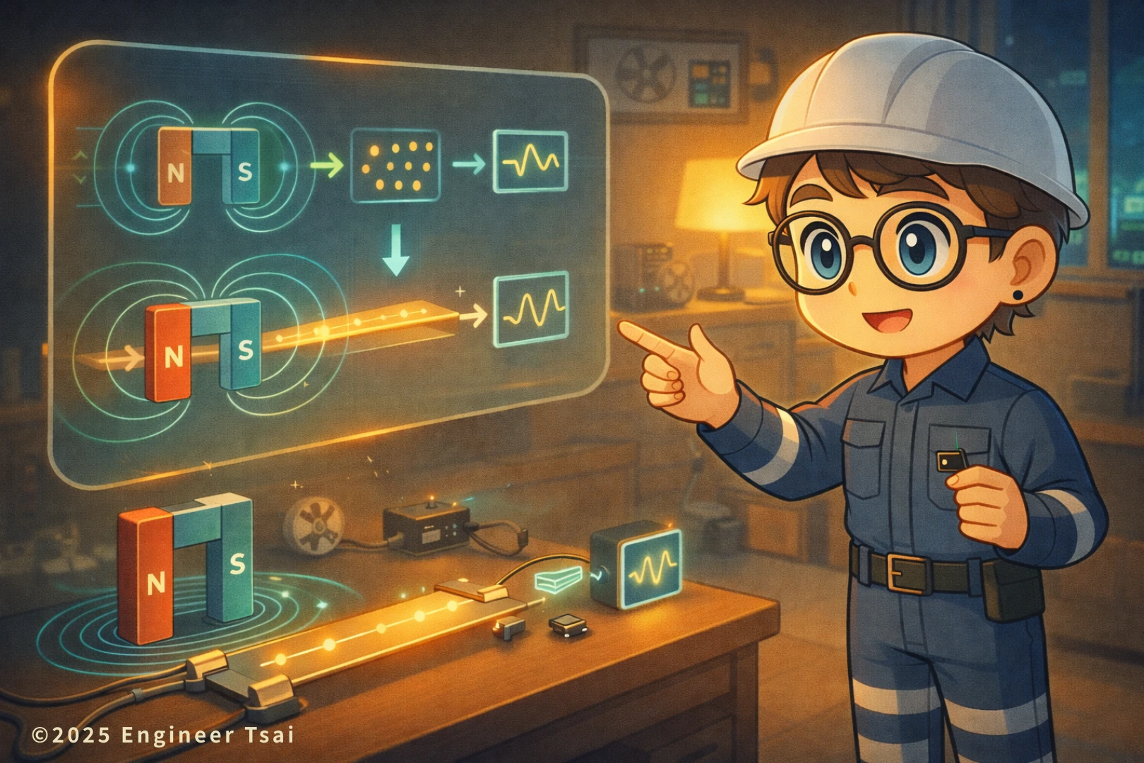 霍爾效應是什麼？用 6 個例子看懂磁場怎麼變成訊號（霍爾感測器）