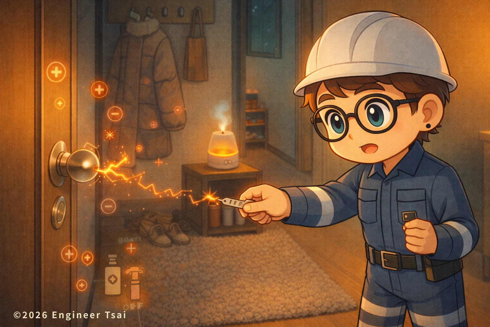 冬天靜電很煩？5 個原因＋5 招防靜電（居家、衣物一次搞定）