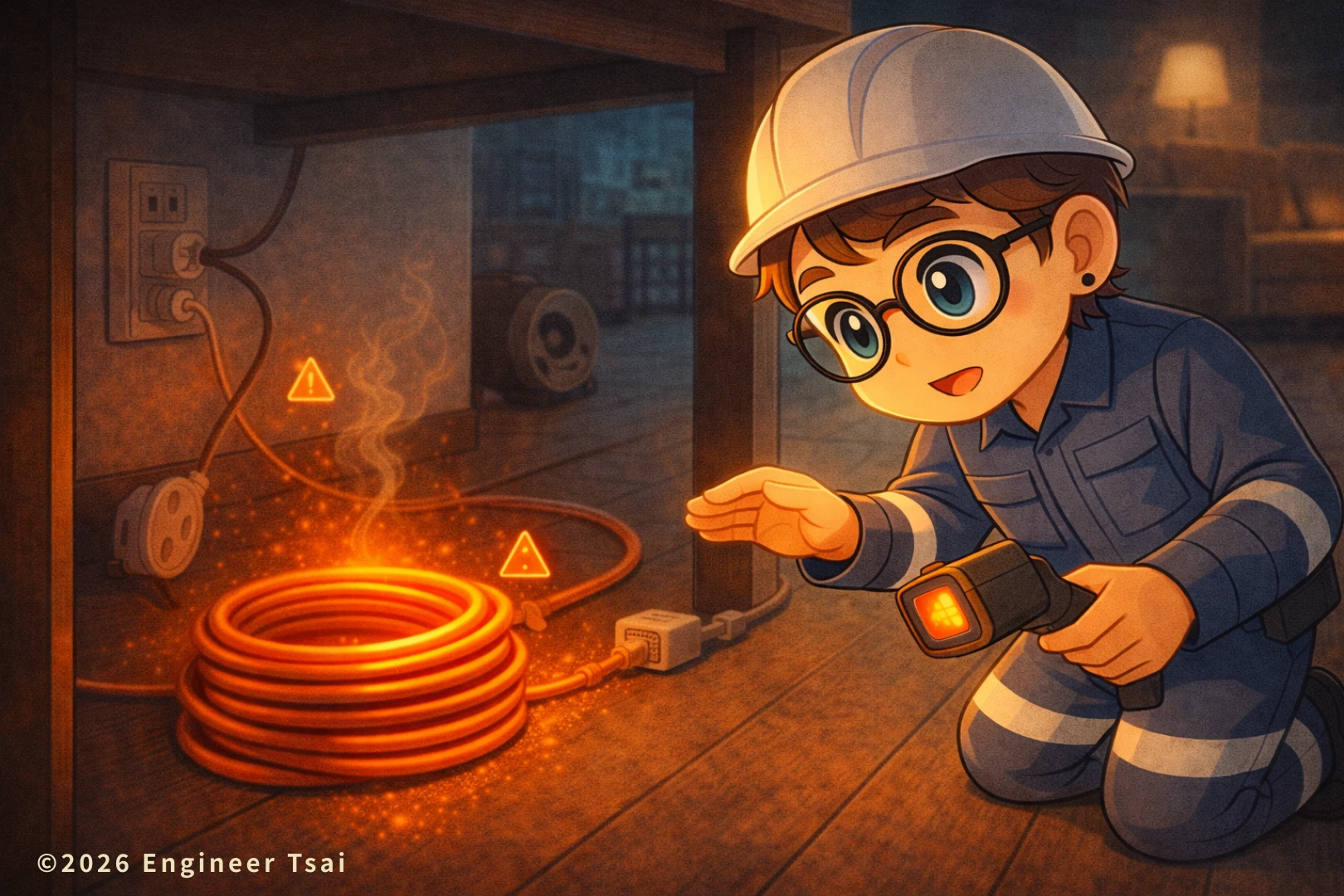 延長線怎麼選？5 個重點搞懂額定容量，避免繞成一圈更容易燙