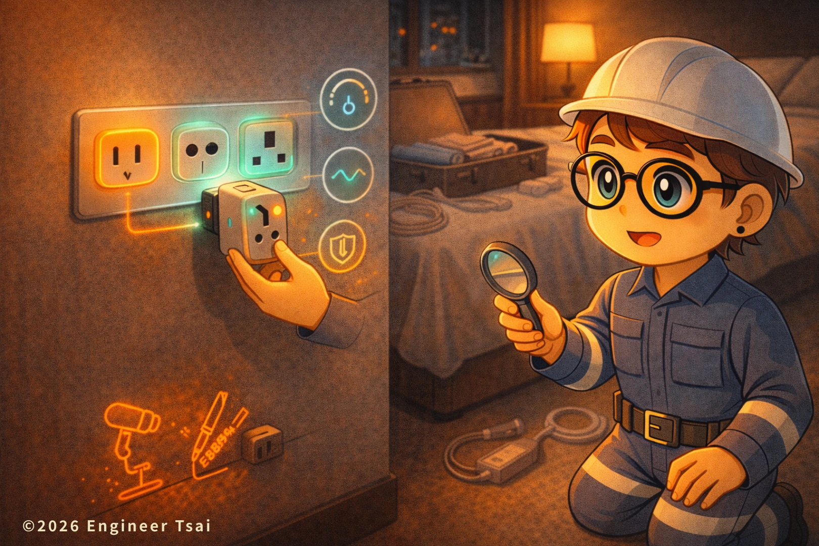 常見國家插座怎麼看：插頭形狀只是第一關（出國前 30 秒自查）