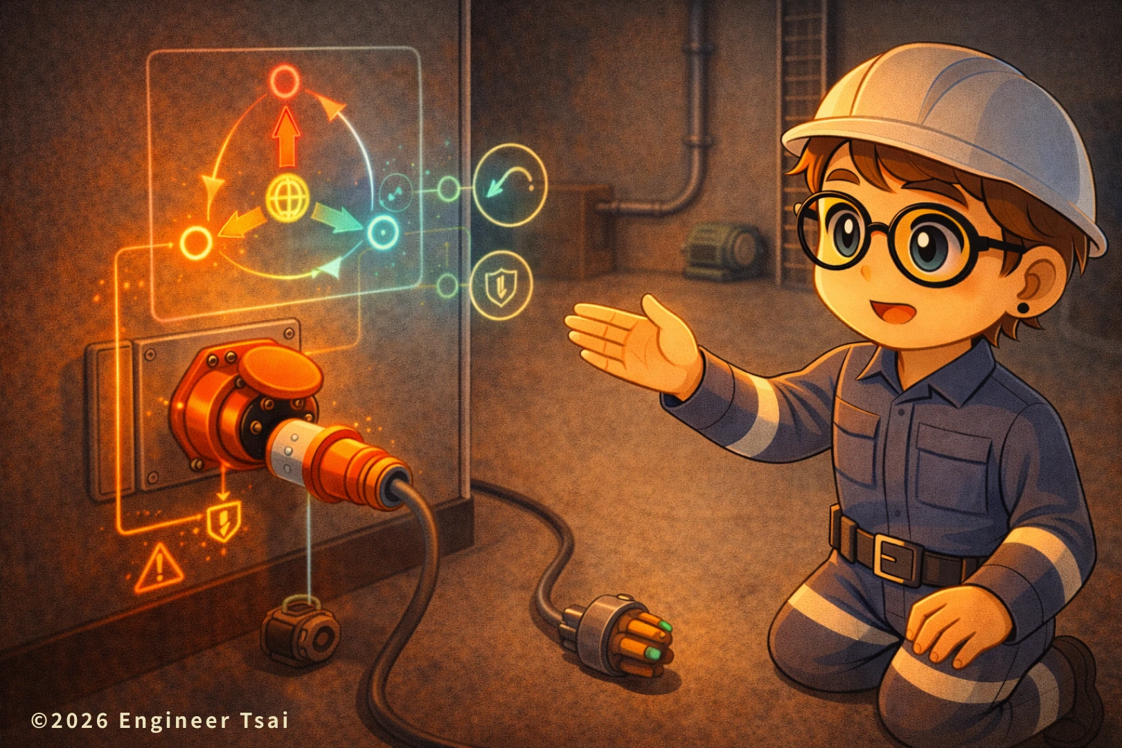 三相插座怎麼看：3 步驟看懂三相電、3P+E 與 3P+N+E 腳位