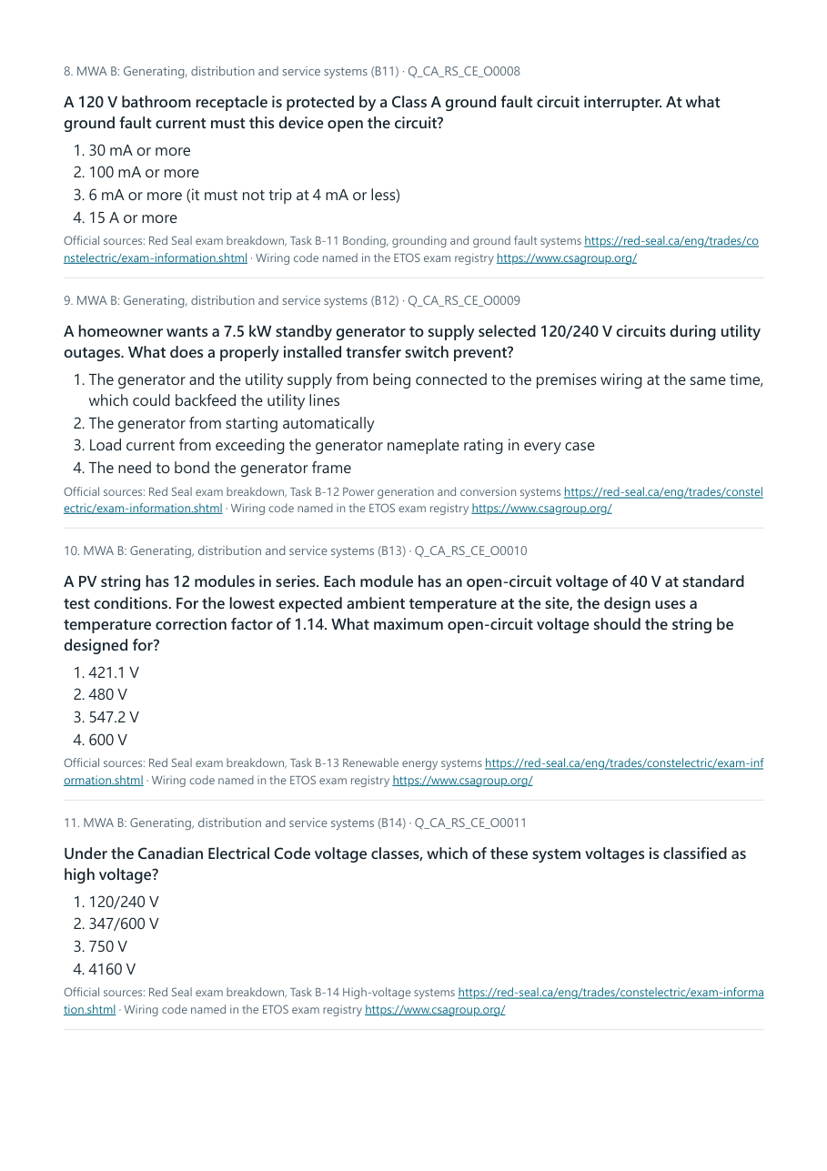 Sample page 2 from the All-Country Practice Exam Pack
